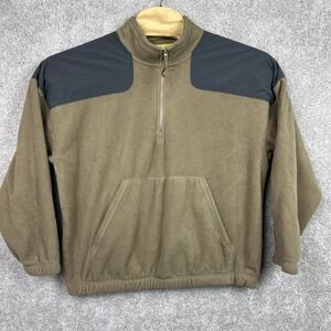 Fielder Bonobos Brown Sherpa‎ Pullover Hoodie Men's Size XL Warm Cozy